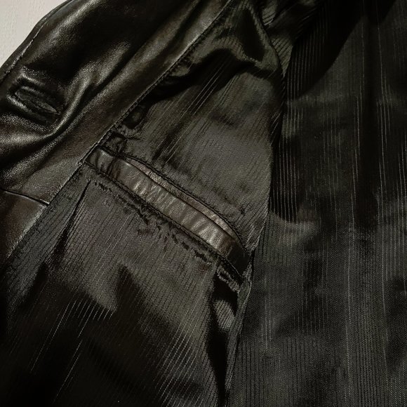 EUC Danier Men's Leather Coat sz M - Picture 13 of 16